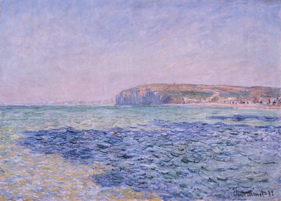 Shadows on the Sea - The Cliffs at Pourville by Claude Monet