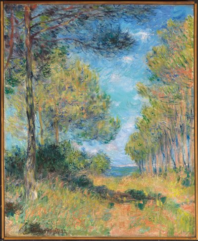 Pine Tree Path at Varengeville by Claude Monet