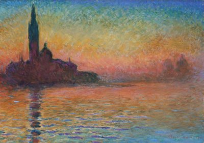 San Giorgio Maggiore by Twilight by Claude Monet