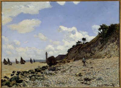 Seaside in Honfleur by Claude Monet