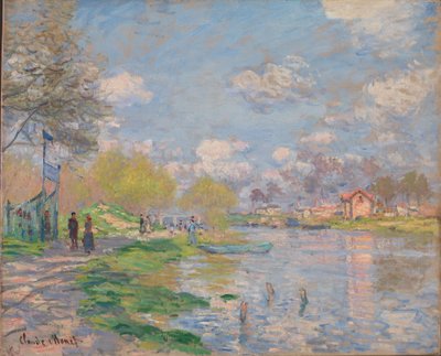 Springtime on the Ile de La Grande Jatte by Claude Monet