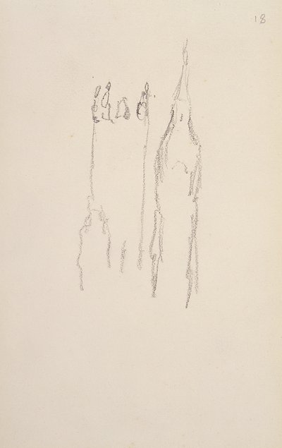 Study for London series, Houses of Parliament by Claude Monet