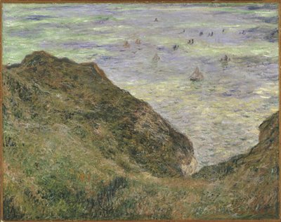On the Cliff at Pourville by Claude Monet