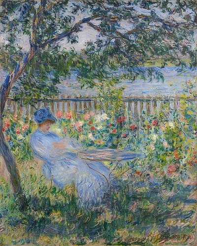 Terrace in Vétheuil by Claude Monet