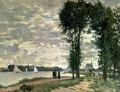 The Banks of the Seine at Argenteuil by Claude Monet
