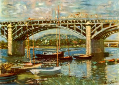 The Bridge Over the Seine at Argenteuil, 1874 by Claude Monet