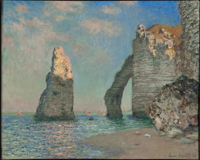 The Cliffs at Étretat by Claude Monet