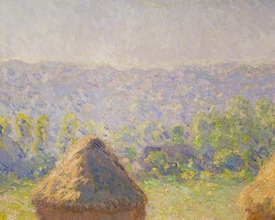 The Haystacks or, The End of the Summer, at Giverny (detail) by Claude Monet