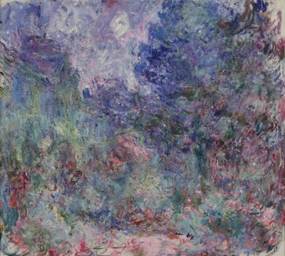 The House at Giverny Viewed from the Rose Garden, 1922-24 by Claude Monet