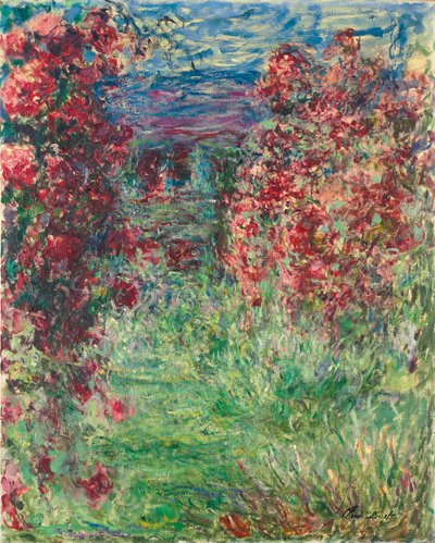 The House at Giverny under the Roses by Claude Monet