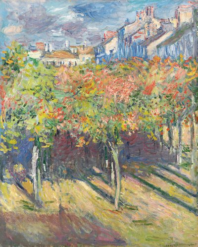 The Lime Trees at Poissy by Claude Monet