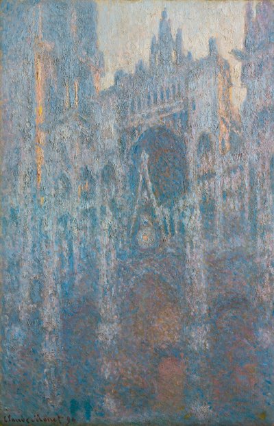The Portal of Rouen Cathedral in Morning Light, 1894 by Claude Monet
