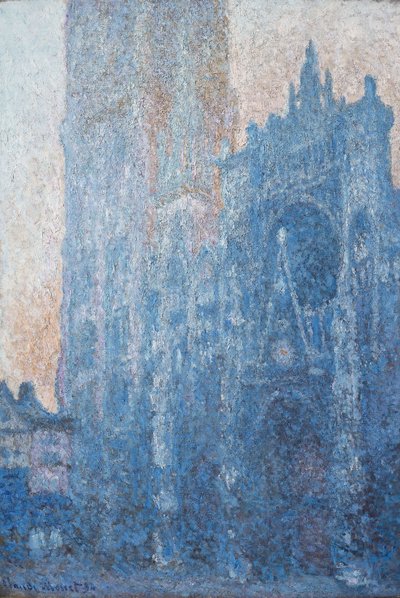The Portal of the Rouen Cathedral in Morning Light, 1894 by Claude Monet