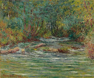 The River Epte at Giverny, Summer by Claude Monet