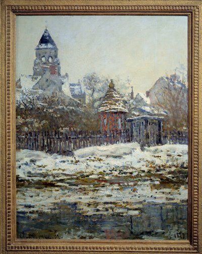The Church of Vetheuil by Claude Monet
