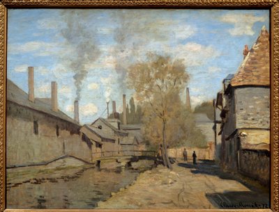The Creek of Robec at Rouen by Claude Monet