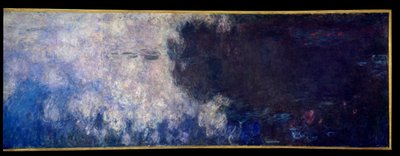The Nympheas; The Clouds (detail) by Claude Monet