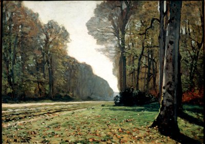 The pavement of Chailly (Fontainebleau), c.1865 by Claude Monet