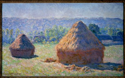 The wheels, end of summer at Giverny by Claude Monet