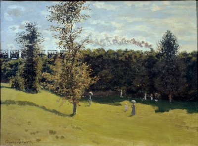 Train in the Countryside by Claude Monet