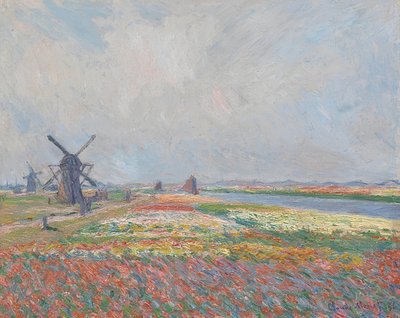 Tulip Fields Near The Hague. 1886 by Claude Monet
