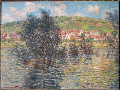 Vetheuil, Seen from Lavacourt by Claude Monet