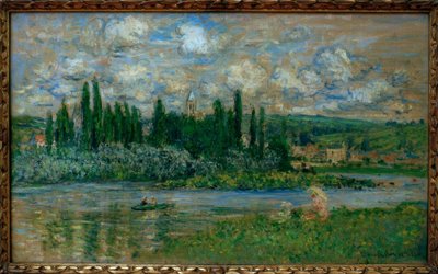 View of Vetheuil by Claude Monet