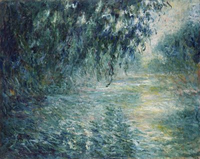 View of the Seine in the Early Morning by Claude Monet