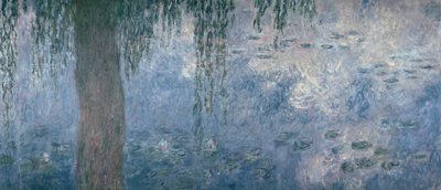 Waterlilies: Morning with Weeping Willows, 1914-18 (right section) by Claude Monet