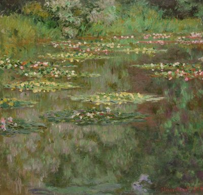 Waterlilies or The Water Lily Pond by Claude Monet