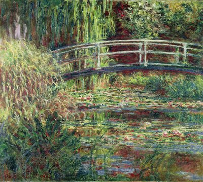 Waterlily Pond, Pink Harmony by Claude Monet