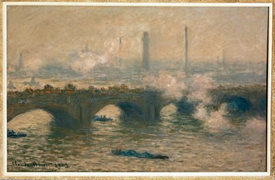 Waterloo Bridge. Grey Day by Claude Monet
