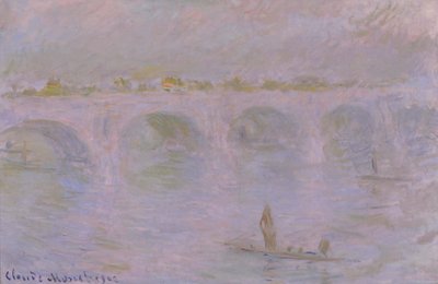 Waterloo Bridge in London, 1902 by Claude Monet