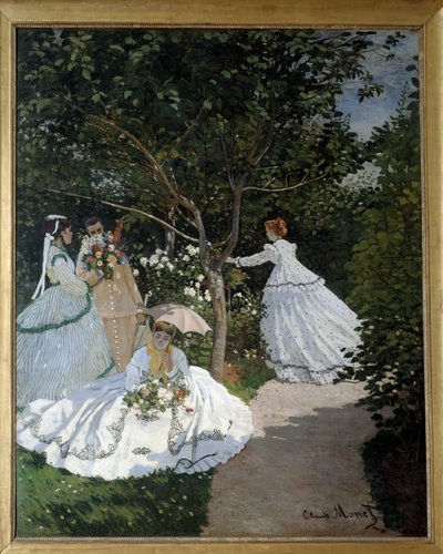 Women in the Garden a City of Avray by Claude Monet