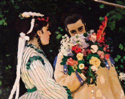 Women in the Garden (detail) by Claude Monet