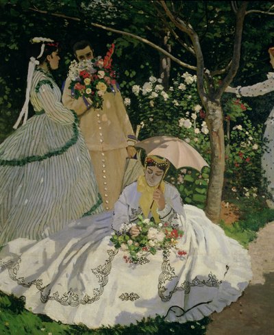 Women in the Garden (detail) by Claude Monet