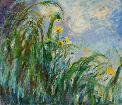 Yellow Irises by Claude Monet