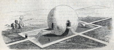 Project of a farm guard house by Claude Nicolas Ledoux (1736-1806). by Claude Nicolas Ledoux