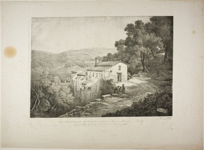 View of a Convent on the Site of the House of Horace by Claude Thienon