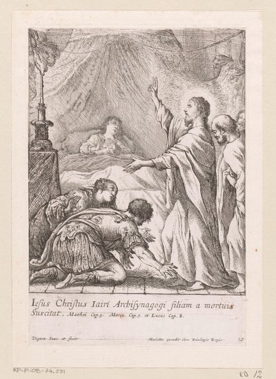 Christ Raises the Daughter of Jairus by Claude Vignon