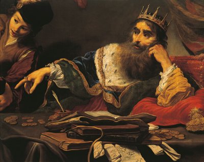 Croesus Receiving Tribute from Lydian by Claude Vignon
