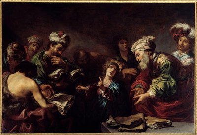 Jesus Among the Doctors by Claude Vignon