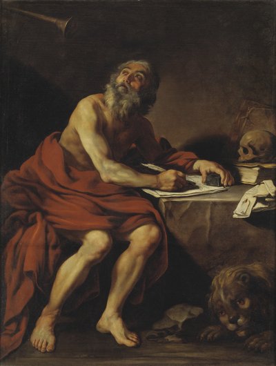 The Vision of St Jerome by Claude Vignon