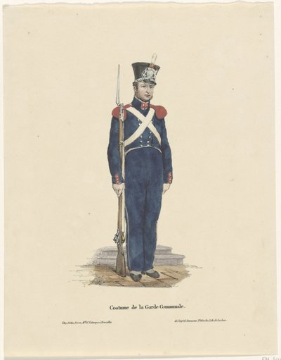 Belgian Shooter, 1830 by Claudio Linati