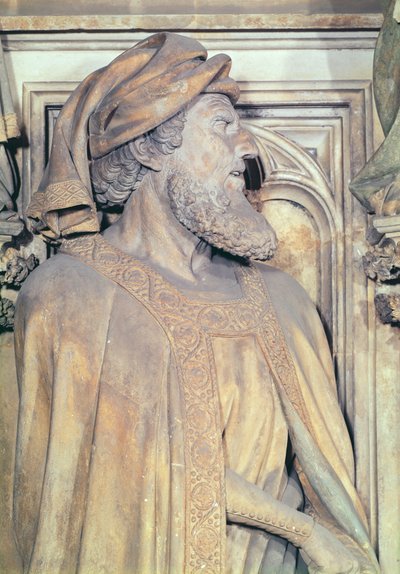The Well of Moses (detail) by Claus and Malouel, Jean Sluter