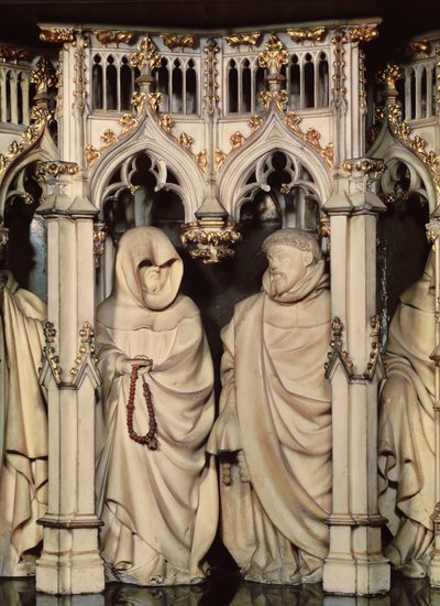 The tomb of Philip the Bold (detail) by Claus and Marville Jean de (d.1389) Sluter