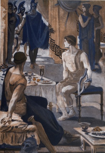 Achilles Receives Agamemnon