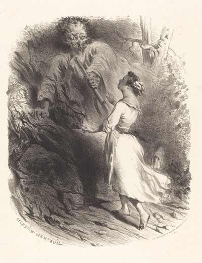 Hunter Surprised by Célestin Nanteuil