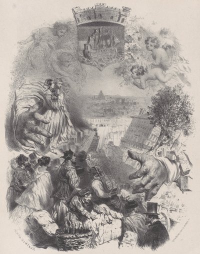 Title Page for Les Artistes Anciens & Modernes, Vol. IX by Célestin Nanteuil