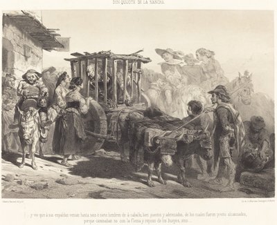 ...and saw that behind him came up to six or seven men... by Célestin Nanteuil